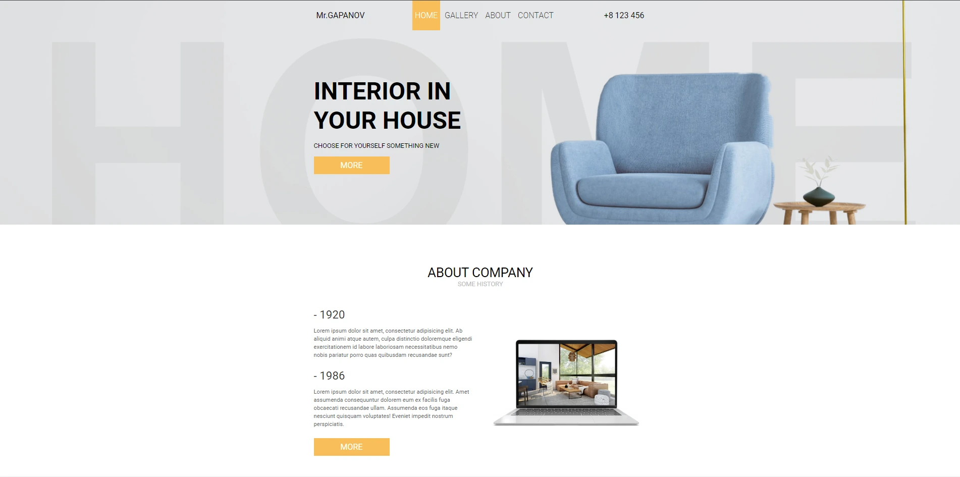 Interior Website